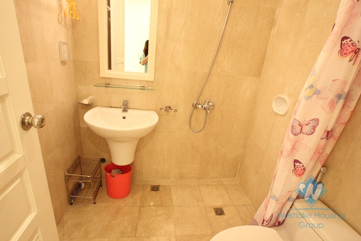 Nice apartment with full furniture available for rent in Ciputra, Hanoi.